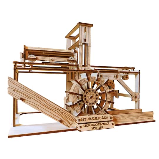 artoya Da Vinci Hydraulic Saw Functional 3D Wooden STEM Model Kit